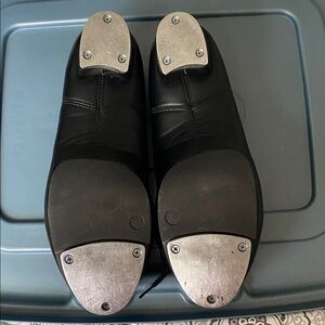 Men's Split Sole Jazz Tap Dance Shoes black  11.5